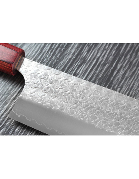 Yoshimi Kato SG2 Tsuchime 16cm handgemaakt Japans nakiri mes