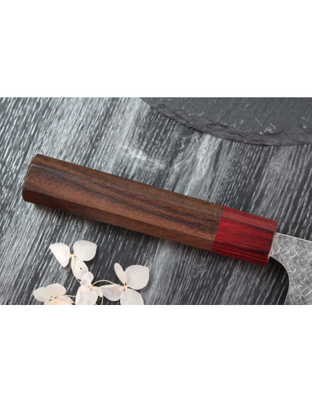 Yoshimi Kato SG2 Tsuchime 16 cm håndlaget japansk nakiri-kniv