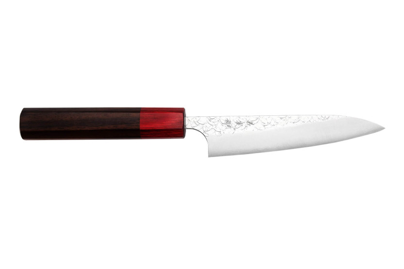 Japanisches handgefertigtes Universalmesser Yoshimi Kato SG2 Tsuchime 12cm