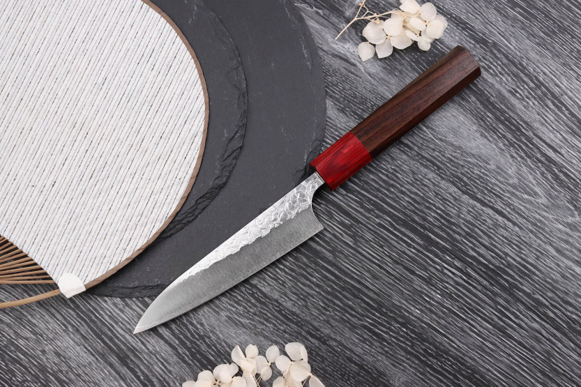 Yoshimi Kato SG2 Tsuchime 12cm käsintehty japanilainen yleispuukko