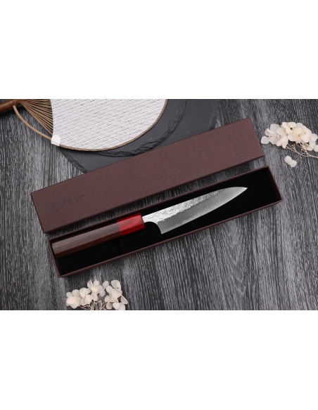 Yoshimi Kato SG2 Tsuchime 12cm handgemaakt Japans universeel mes