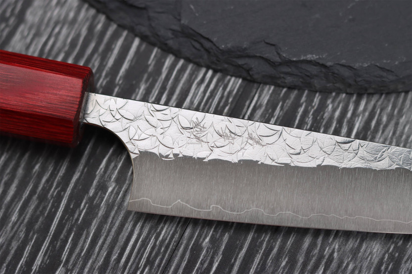 Japanisches handgefertigtes Universalmesser Yoshimi Kato SG2 Tsuchime 12cm