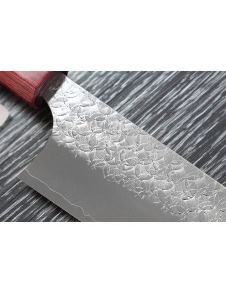Yoshimi Kato SG2 Tsuchime 21cm cuchillo de cocinero japonés hecho a mano