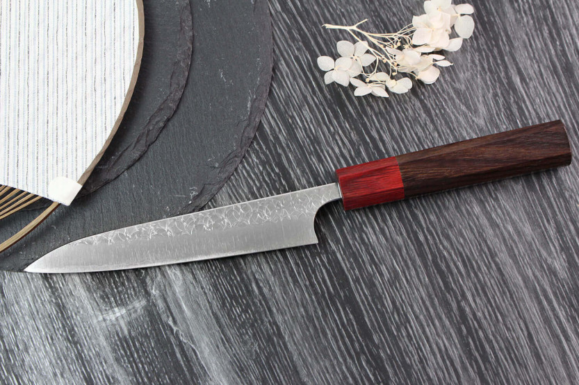 Yoshimi Kato SG2 Tsuchime 14 cm, coltello universale giapponese fatto a mano