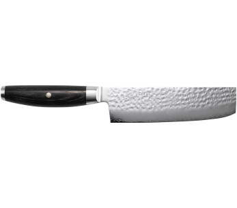 cuchillo nakiri japonés cuchillo nakiri Yaxell Ketu 16.5cm hoja mango Pakkawood