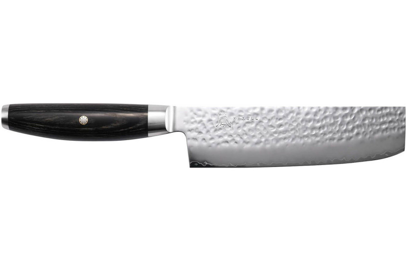 Yaxell Ketu Japanese nakiri knife 16.5cm blade Pakkawood handle