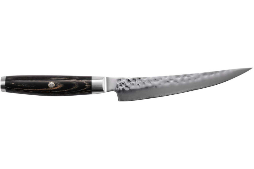 Yaxell Ketu Japans uitbeenmes 15cm gebogen lemmet Pakkawood handvat