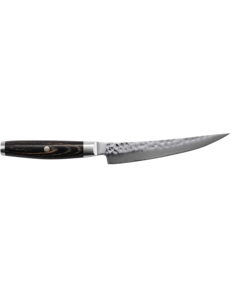 Yaxell Ketu Japans uitbeenmes 15cm gebogen lemmet Pakkawood handvat