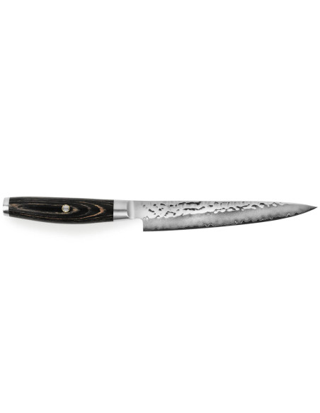 Yaxell Ketu Coltello giapponese per affettare con lama da 15 cm Manico in legno di Pakkawood
