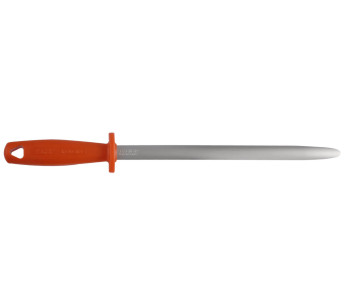 Fischer teurastusveitsi FISCHROM 30cm pyöreä terä, erittäin hienojakoinen oranssi kahva