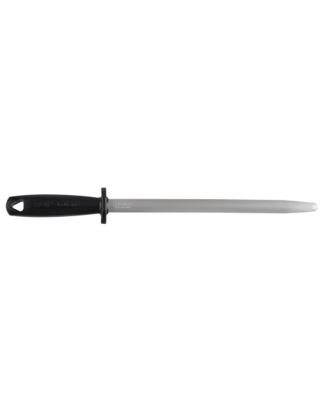Fischer butcher ' s knife 30cm round bit fine grain black handle