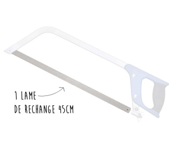 Hiiliterä sahan PP-kahva sininen 45cm