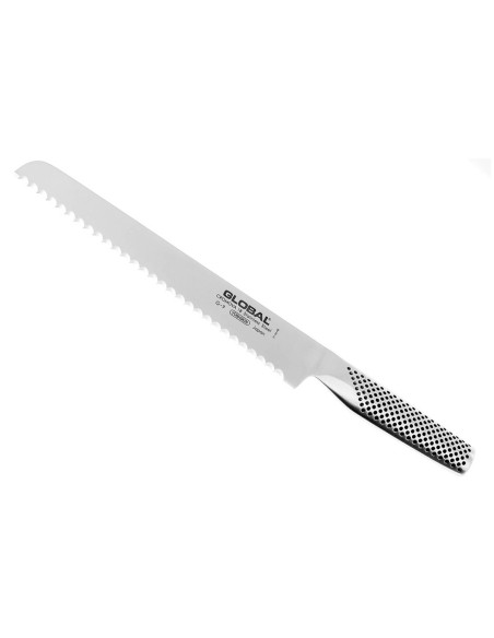 Faca Faca de pão Global G9 com 22 cm de lâmina serrilhada