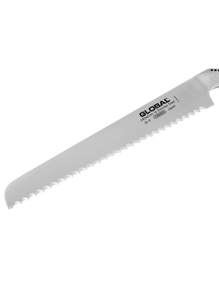 Faca Faca de pão Global G9 com 22 cm de lâmina serrilhada