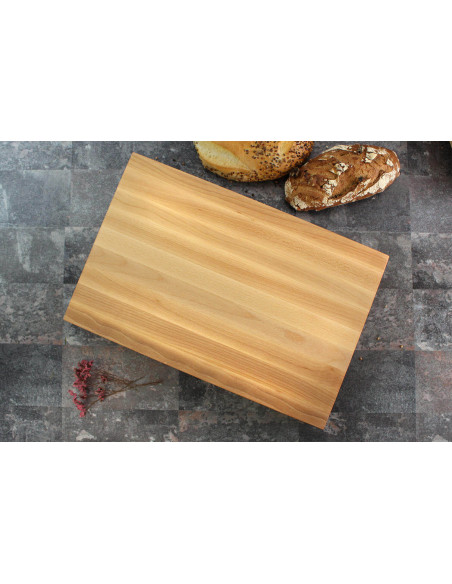 Bloco de cozinha Fukito em madeira de faia certificada pelo FSC - 45 x 30 x 6,2 cm