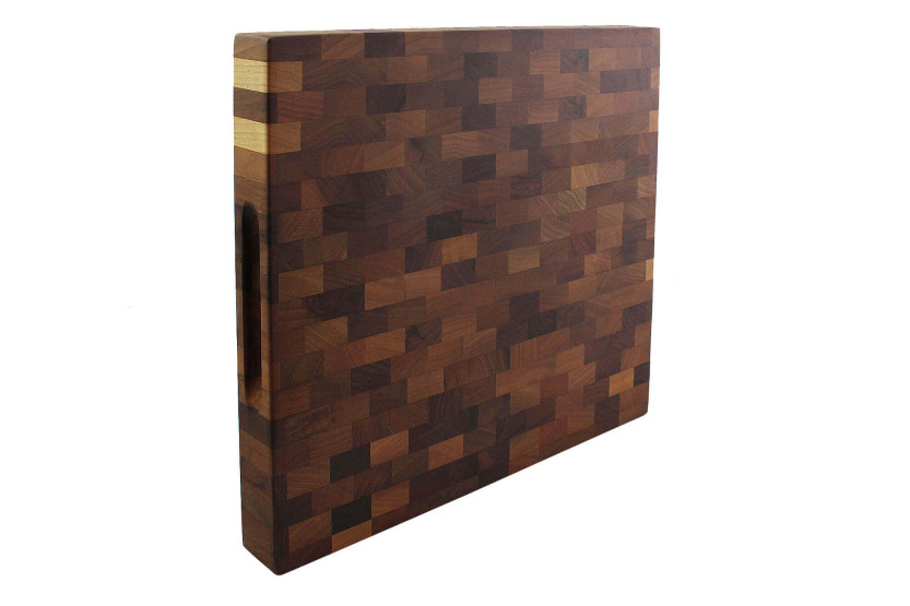 Blocco cucina Wusaki in noce a scacchi - 35 x 35 x 4 cm