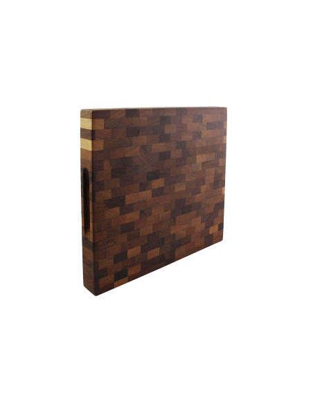 Blocco cucina Wusaki in noce a scacchi - 35 x 35 x 4 cm