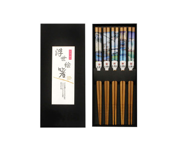 Set di 5 paia di bacchette di bambù Kutoyama - Modello 2