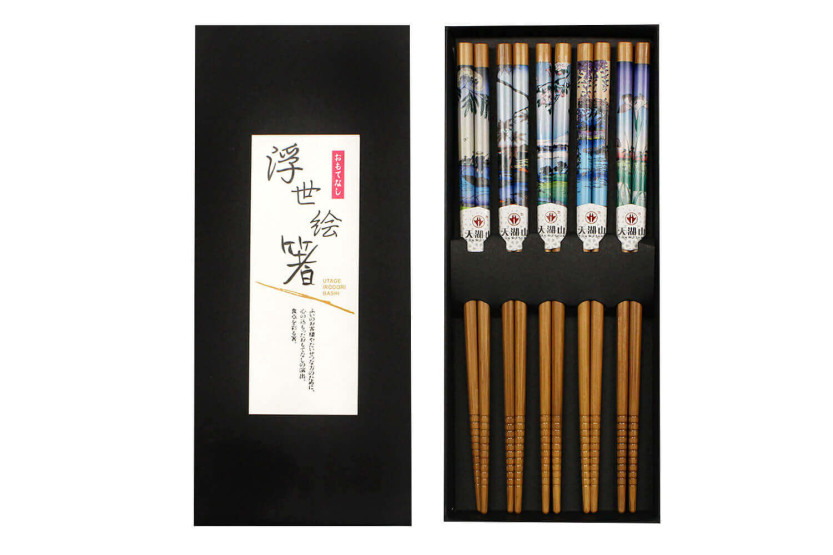 Set di 5 paia di bacchette di bambù Kutoyama - Modello 2