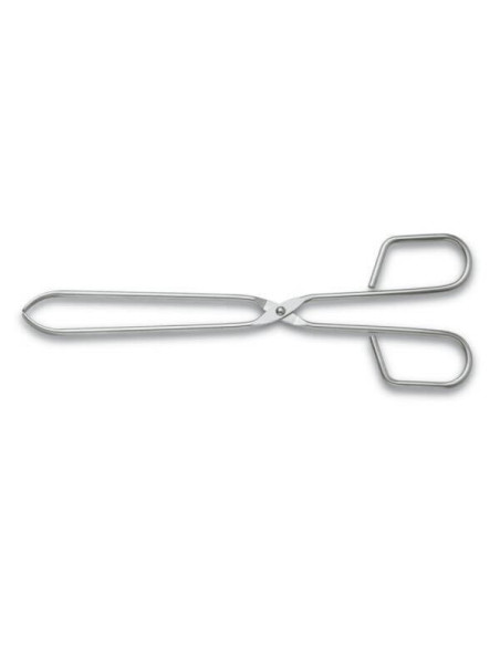 Pinza para carne 3 cierres de acero inoxidable 25cm