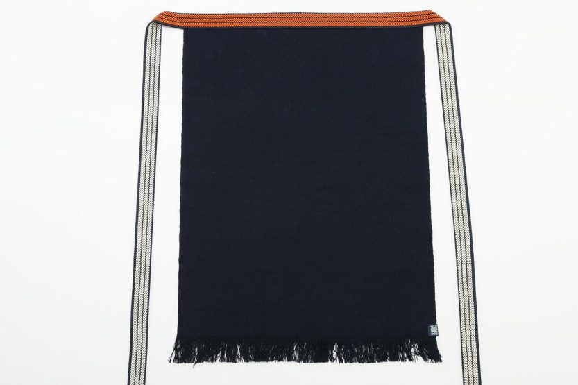 Anything Maekake Japanese kitchen apron navy blue