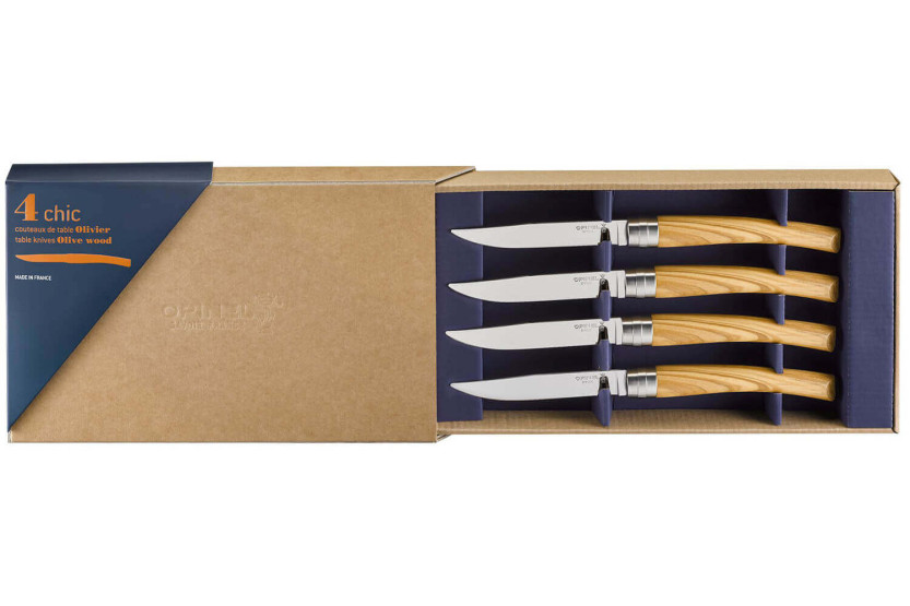 4 kpl Opinel Table Chic veitset 10cm terä Sandvik teräs