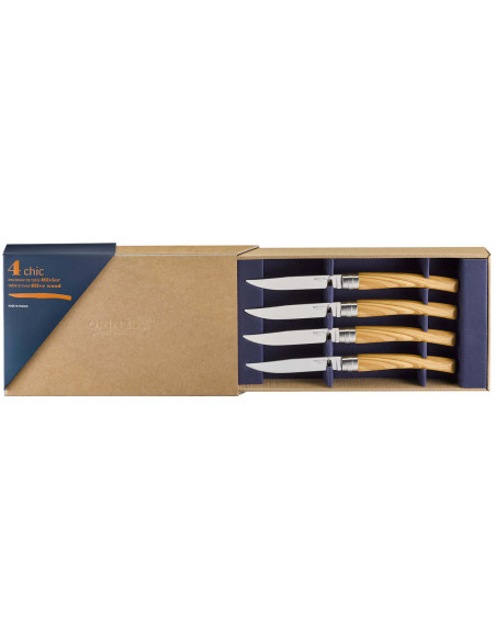 4 kpl Opinel Table Chic veitset 10cm terä Sandvik teräs