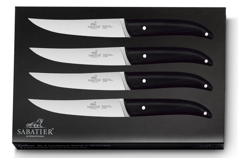 Set di 4 coltelli da bistecca Sabatier International L'Occitan, lama in acciaio inox