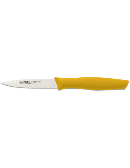 Cuchillo de pelar Arcos Nova 8,5cm mango amarillo