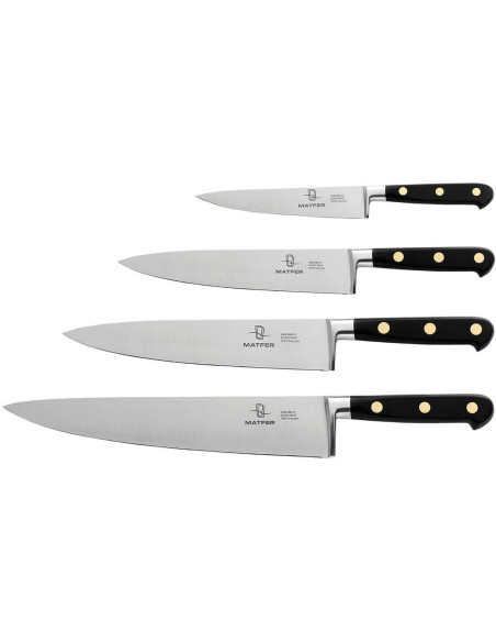 Cuchillo de cocinero forjado Matfer Mango ABS 3 remaches 25cm