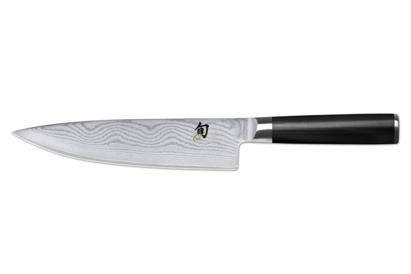 Kochmesser für Linkshänder Damast Shun Klinge 20cm