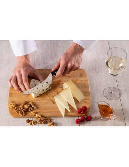 Arcos Universal cheese knife 14.5cm openwork blade riveted POM handle