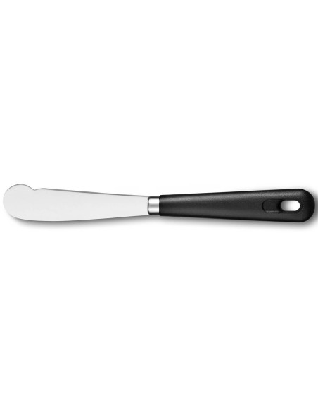 Ostespreder med blad af rustfrit stål og håndtag af polymer