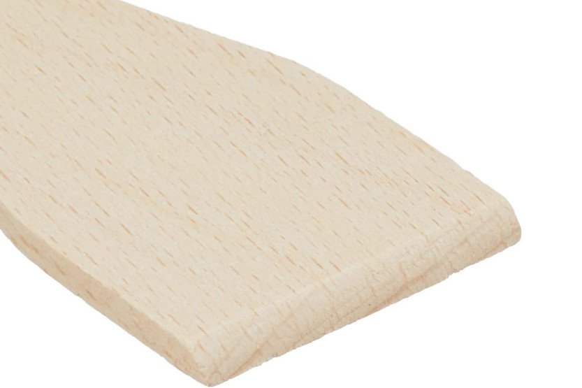 Set med 8 raclette-spatlar 13 cm i bokträ