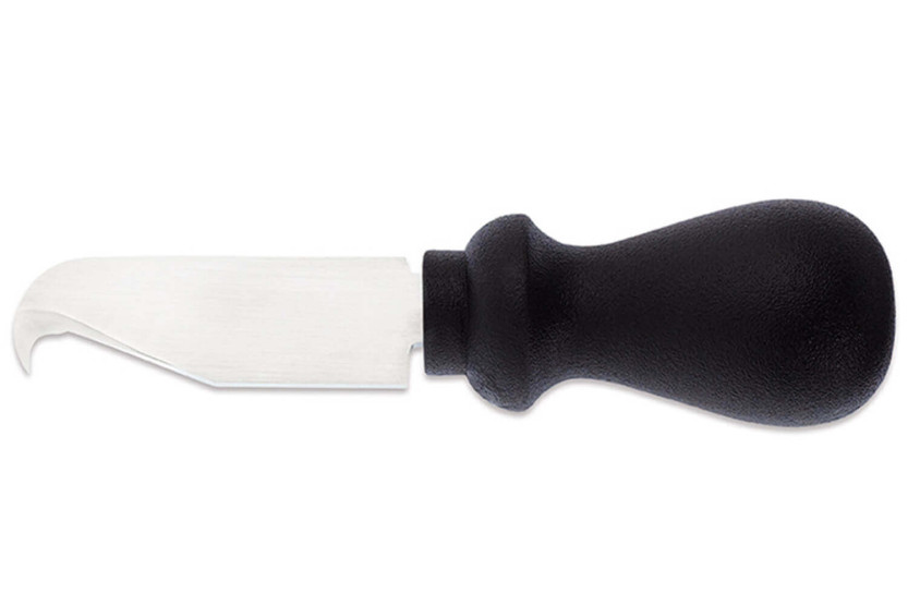 Cuchillo parmesano Giesser 8cm hoja con gancho muesca