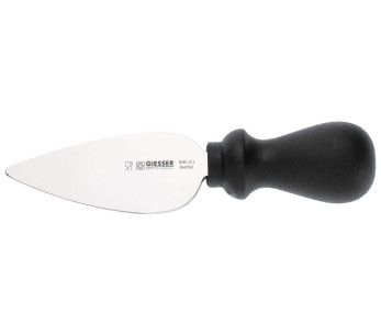 Cuchillo parmesano Giesser 11cm hoja mango redondo negro