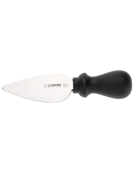 Faca para parmesão Giesser Lâmina de 11 cm Cabo preto arredondado