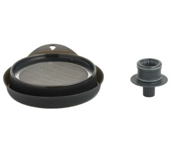 Embudo filtrante plegable de silicona negra Mastrad 2