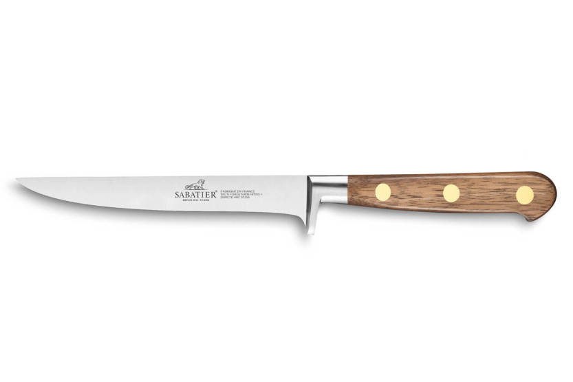 Sabatier Perigord smedet udbeningskniv 13 cm blad valnøddehåndtag