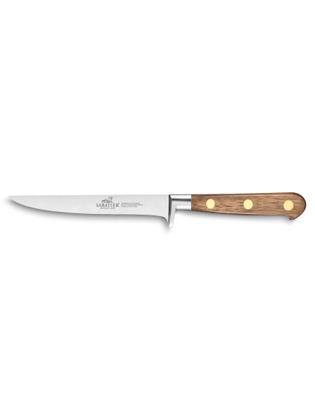 Sabatier Perigord smedet udbeningskniv 13 cm blad valnøddehåndtag