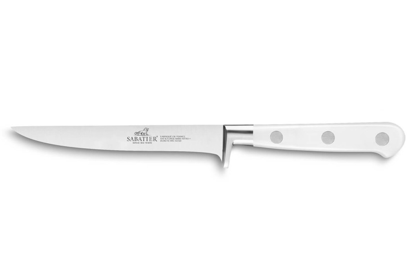 Sabatier Toque Blanche luuttomaksi leikkaava veitsi 100% taottu 13cm terä