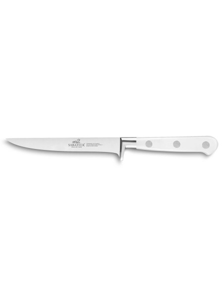 Sabatier Toque Blanche luuttomaksi leikkaava veitsi 100% taottu 13cm terä