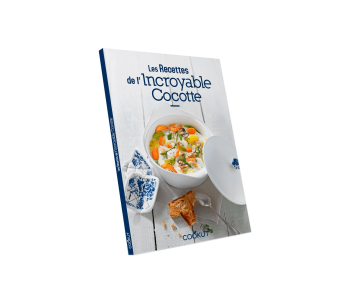 Livro de cozinha Cookut com receitas de l'incroyable Cocotte