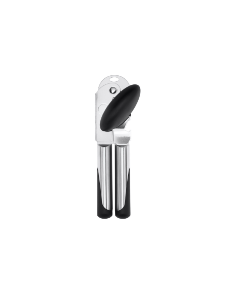 OXO Steel manual can opener in stainless steel and santoprene