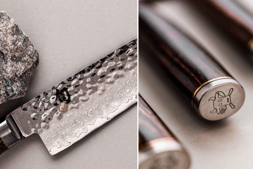 Shun Premier Santoku damascus knife Tim Mälzer 14cm