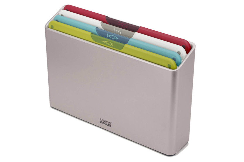 Set of 4 Joseph Joseph Index hygienic cutting boards 30x20cm