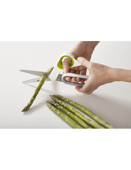 Joseph Joseph PowerGrip multifunctionele keukenschaar met geïntegreerde duimgreep
