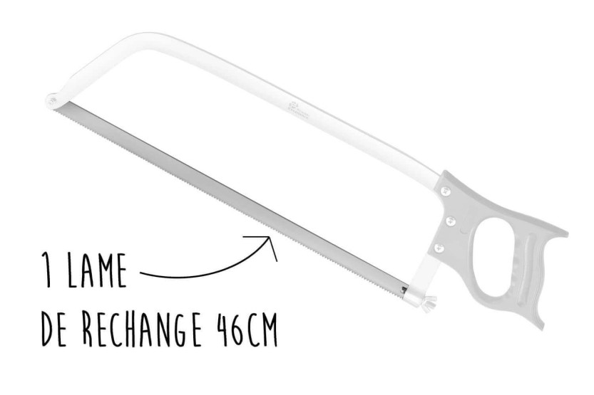 Spare blade for Pradel butcher's saw 46cm stainless steel