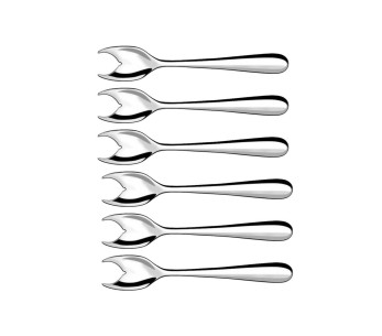 Set om 6 st Couzon Embruns ostrongafflar, 18/10 stål, 2mm