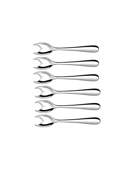 Set om 6 st Couzon Embruns ostrongafflar, 18/10 stål, 2mm